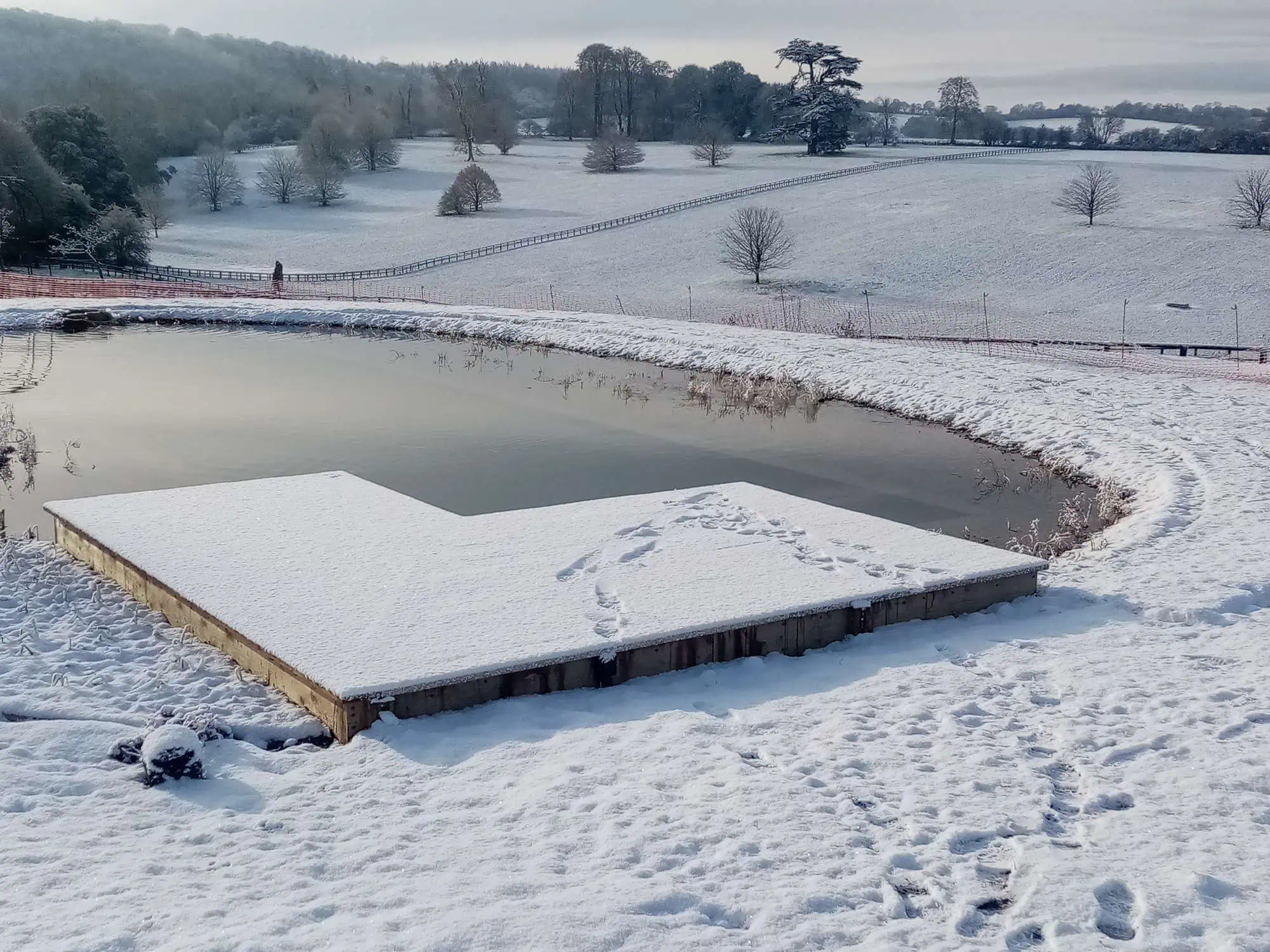 Natural Swimming Pool at Highclere Castle