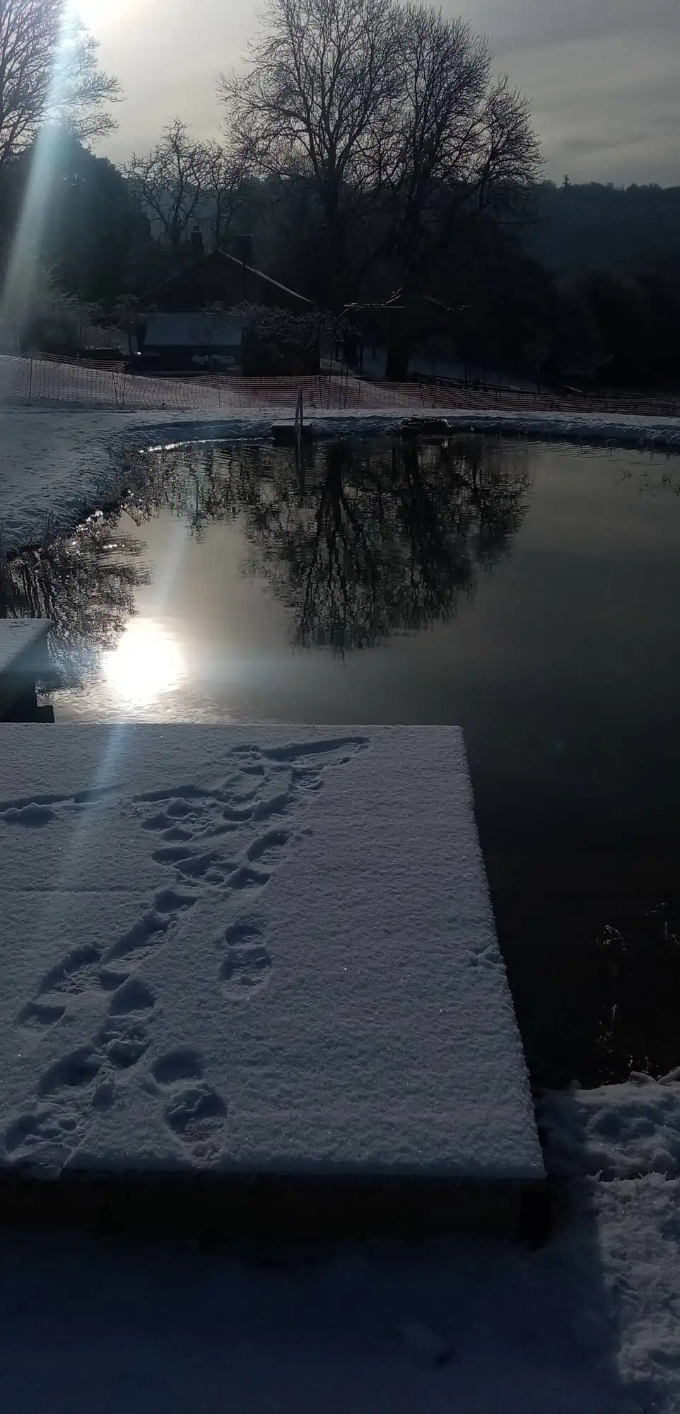 Natural Swimming Pool at Highclere Castle