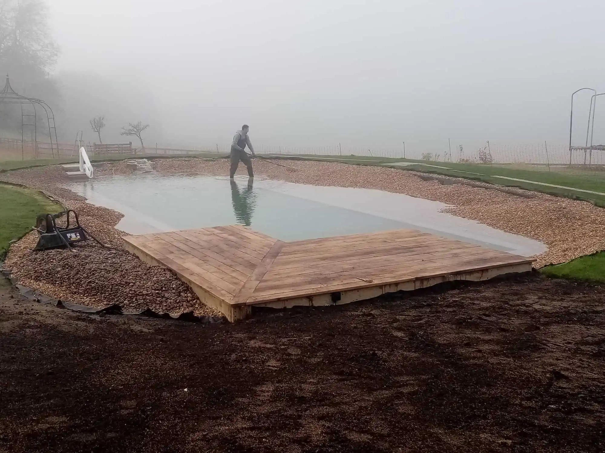 Natural Swimming Pool at Highclere Castle