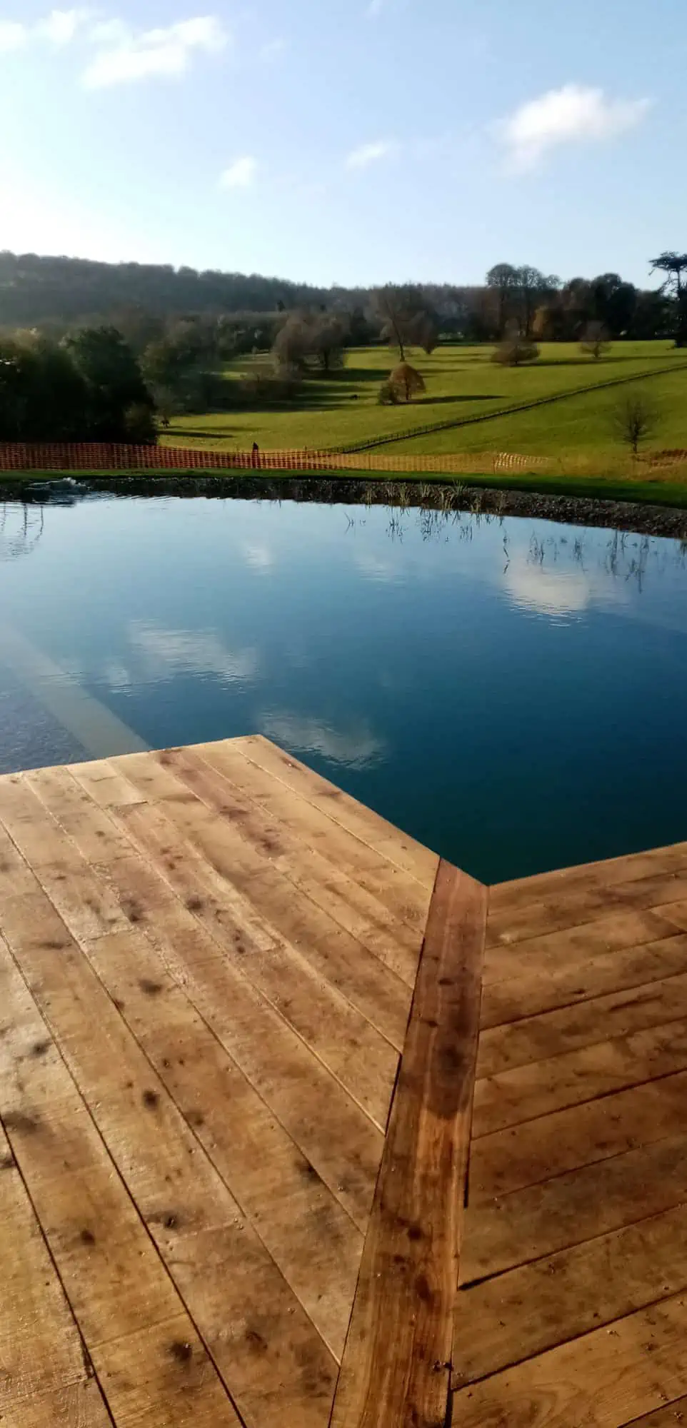 Natural Swimming Pool at Highclere Castle
